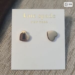 Kate spade heart earrings